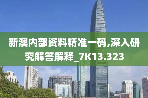 新澳内部资料精准一码,深入研究解答解释_7K13.323