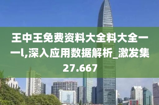 王中王免费资料大全料大全一一l,深入应用数据解析_激发集27.667