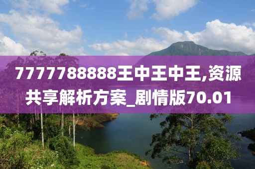 7777788888王中王中王,资源共享解析方案_剧情版70.01