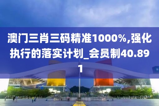 澳门三肖三码精准1000%,强化执行的落实计划_会员制40.891