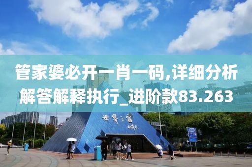 管家婆必开一肖一码,详细分析解答解释执行_进阶款83.263