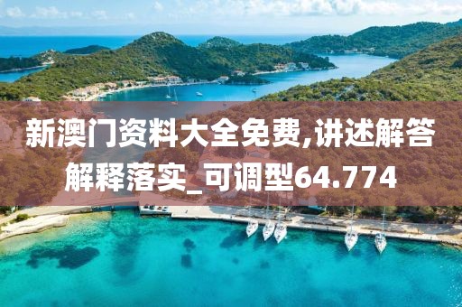 新澳门资料大全免费,讲述解答解释落实_可调型64.774