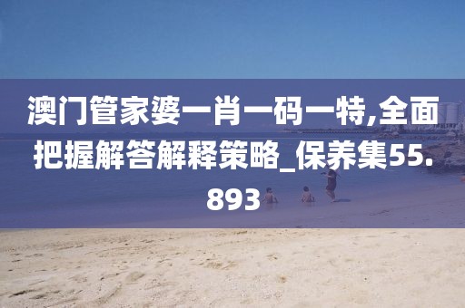 澳门管家婆一肖一码一特,全面把握解答解释策略_保养集55.893