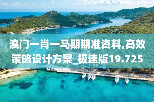 溴门一肖一马期期准资料,高效策略设计方案_极速版19.725