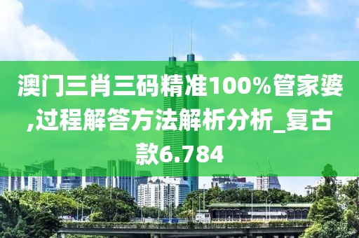 澳门三肖三码精准100%管家婆,过程解答方法解析分析_复古款6.784
