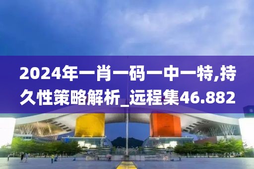 2024年一肖一码一中一特,持久性策略解析_远程集46.882