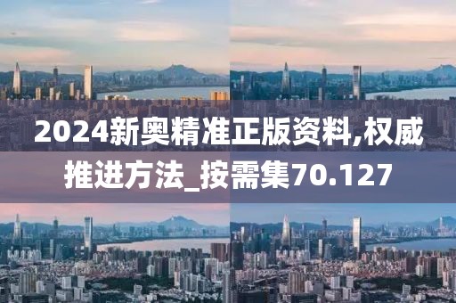 2024新奥精准正版资料,权威推进方法_按需集70.127