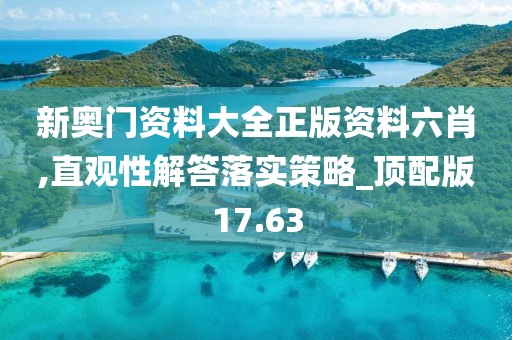 新奥门资料大全正版资料六肖,直观性解答落实策略_顶配版17.63