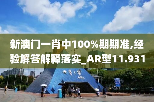 新澳门一肖中100%期期准,经验解答解释落实_AR型11.931