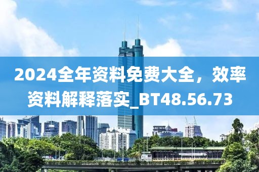 2024全年资料免费大全，效率资料解释落实_BT48.56.73