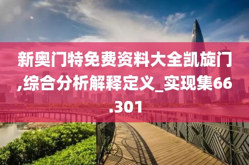 新奥门特免费资料大全凯旋门,综合分析解释定义_实现集66.301
