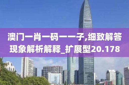 澳门一肖一码一一子,细致解答现象解析解释_扩展型20.178