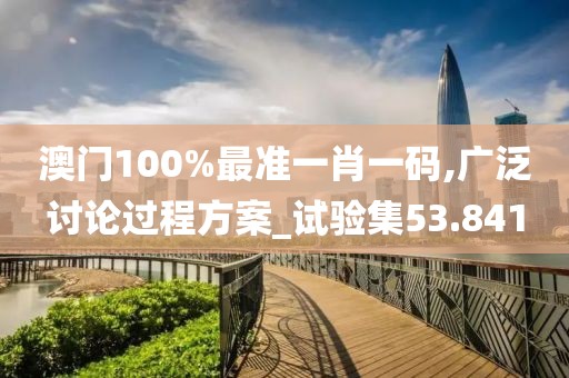 澳门100%最准一肖一码,广泛讨论过程方案_试验集53.841