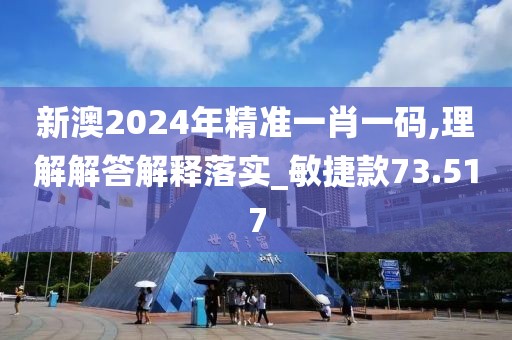 新澳2024年精准一肖一码,理解解答解释落实_敏捷款73.517