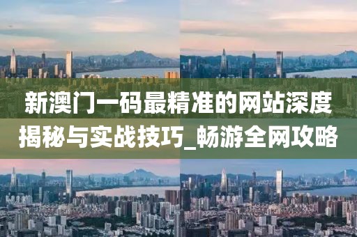 新澳门一码最精准的网站深度揭秘与实战技巧_畅游全网攻略