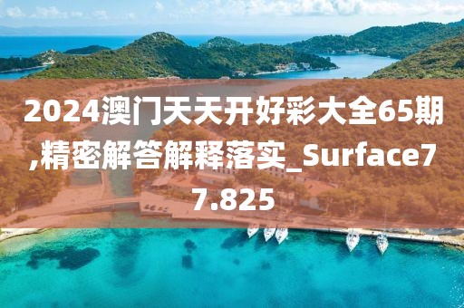 2024澳门天天开好彩大全65期,精密解答解释落实_Surface77.825