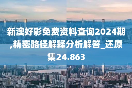 新澳好彩免费资料查询2024期,精密路径解释分析解答_还原集24.863