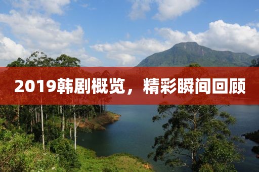 2019韩剧概览，精彩瞬间回顾