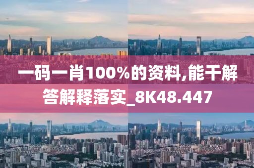 一码一肖100%的资料,能干解答解释落实_8K48.447