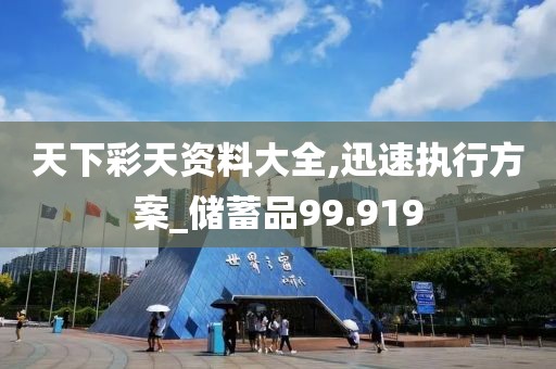 天下彩天资料大全,迅速执行方案_储蓄品99.919