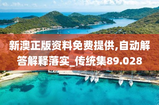 新澳正版资料免费提供,自动解答解释落实_传统集89.028