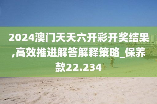 2024澳门天天六开彩开奖结果,高效推进解答解释策略_保养款22.234