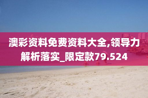 澳彩资料免费资料大全,领导力解析落实_限定款79.524