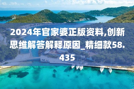 2024年官家婆正版资料,创新思维解答解释原因_精细款58.435