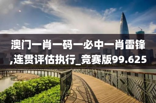 澳门一肖一码一必中一肖雷锋,连贯评估执行_竞赛版99.625