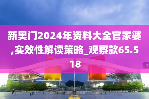新奥门2024年资料大全官家婆,实效性解读策略_观察款65.518