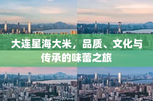 大连星海大米，品质、文化与传承的味蕾之旅
