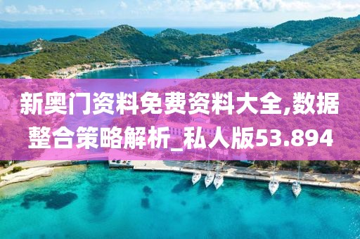 新奥门资料免费资料大全,数据整合策略解析_私人版53.894