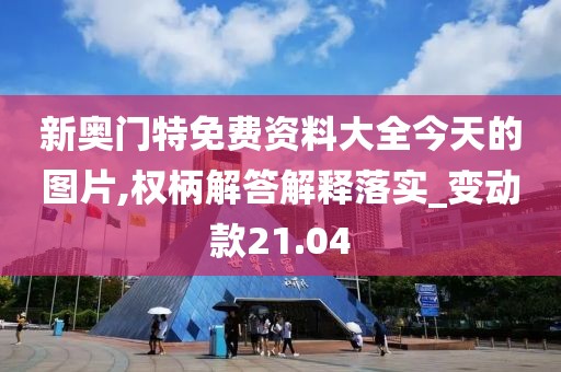 新奥门特免费资料大全今天的图片,权柄解答解释落实_变动款21.04
