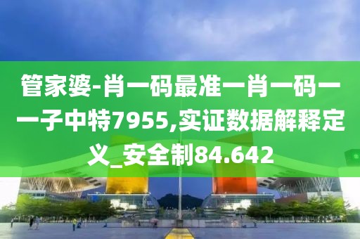 管家婆-肖一码最准一肖一码一一子中特7955,实证数据解释定义_安全制84.642