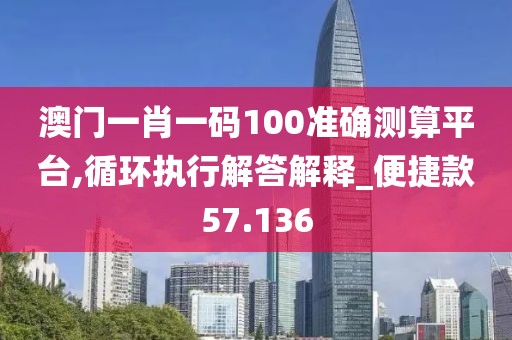 澳门一肖一码100准确测算平台,循环执行解答解释_便捷款57.136