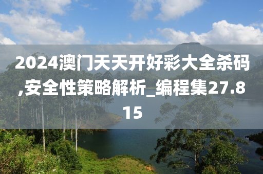 2024澳门天天开好彩大全杀码,安全性策略解析_编程集27.815