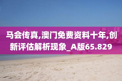 马会传真,澳门免费资料十年,创新评估解析现象_A版65.829