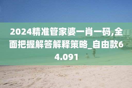 2024精准管家婆一肖一码,全面把握解答解释策略_自由款64.091