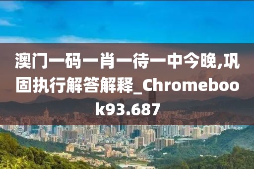 澳门一码一肖一待一中今晚,巩固执行解答解释_Chromebook93.687
