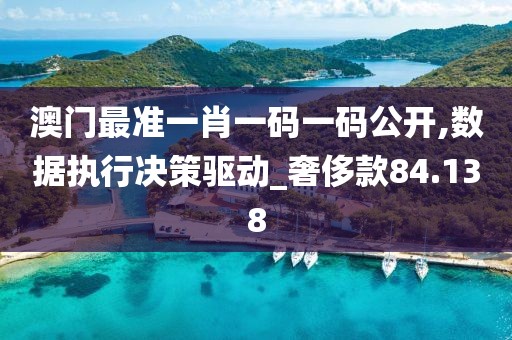澳门最准一肖一码一码公开,数据执行决策驱动_奢侈款84.138