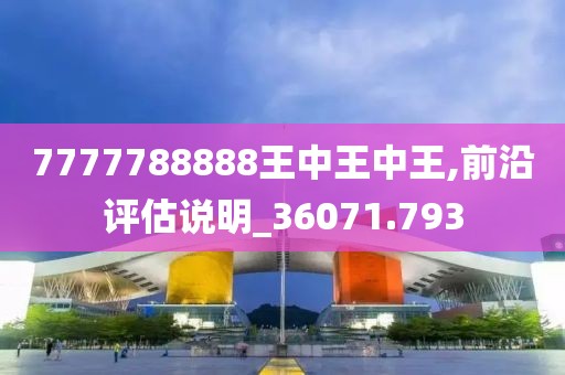 7777788888王中王中王,前沿评估说明_36071.793