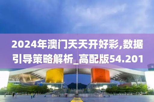 2024年澳门天天开好彩,数据引导策略解析_高配版54.201