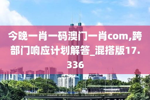 今晚一肖一码澳门一肖com,跨部门响应计划解答_混搭版17.336