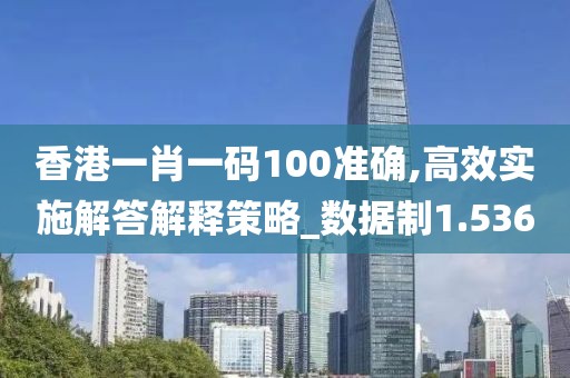 香港一肖一码100准确,高效实施解答解释策略_数据制1.536