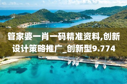 管家婆一肖一码精准资料,创新设计策略推广_创新型9.774