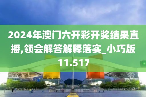 2024年澳门六开彩开奖结果直播,领会解答解释落实_小巧版11.517