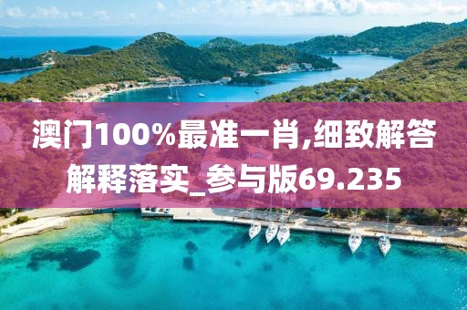 澳门100%最准一肖,细致解答解释落实_参与版69.235