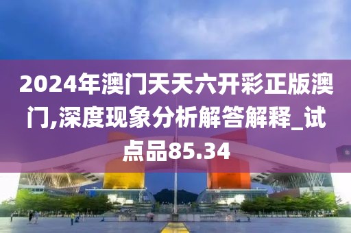 2024年澳门天天六开彩正版澳门,深度现象分析解答解释_试点品85.34
