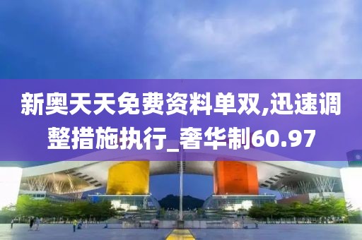 新奥天天免费资料单双,迅速调整措施执行_奢华制60.97