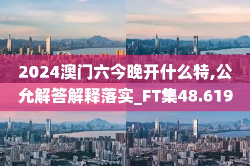 2024澳门六今晚开什么特,公允解答解释落实_FT集48.619